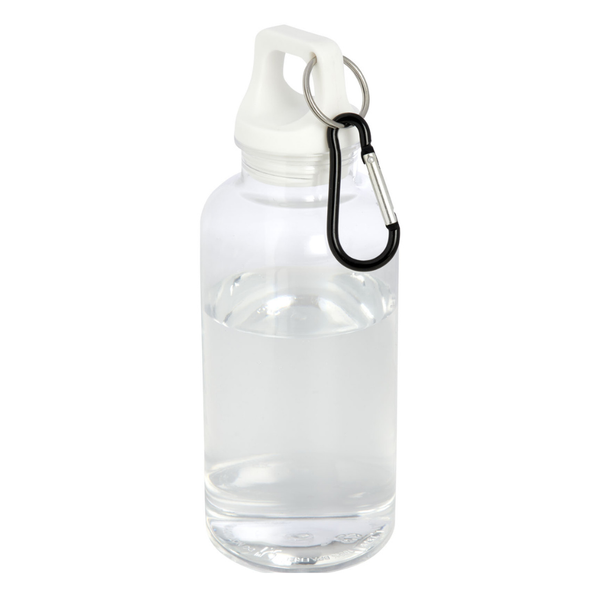 Oregon 400 ml RCS certified recycled plastic water bottle with carabiner