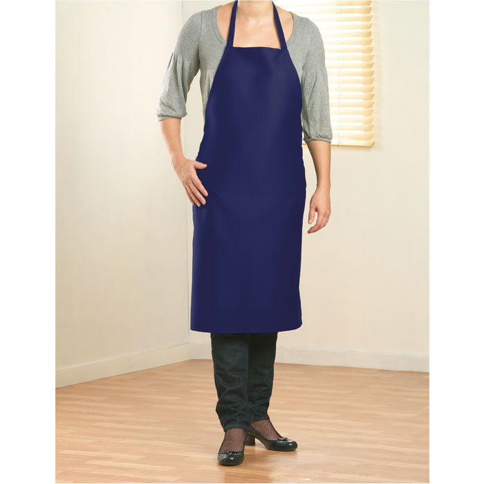 Kitchen apron in cotton Blue
