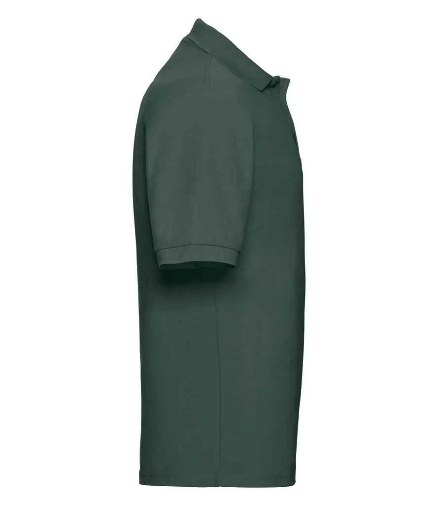 Russell Poly/Cotton Piqué Polo Shirt Bottle Green