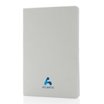 Branded Salton A5 GRS certified recycled paper notebook