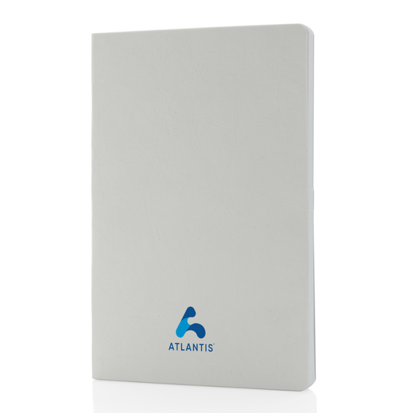 Branded Salton A5 GRS certified recycled paper notebook