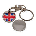 Express Metal Trolley Coin Keyring