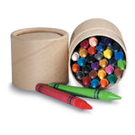 30 wax crayons