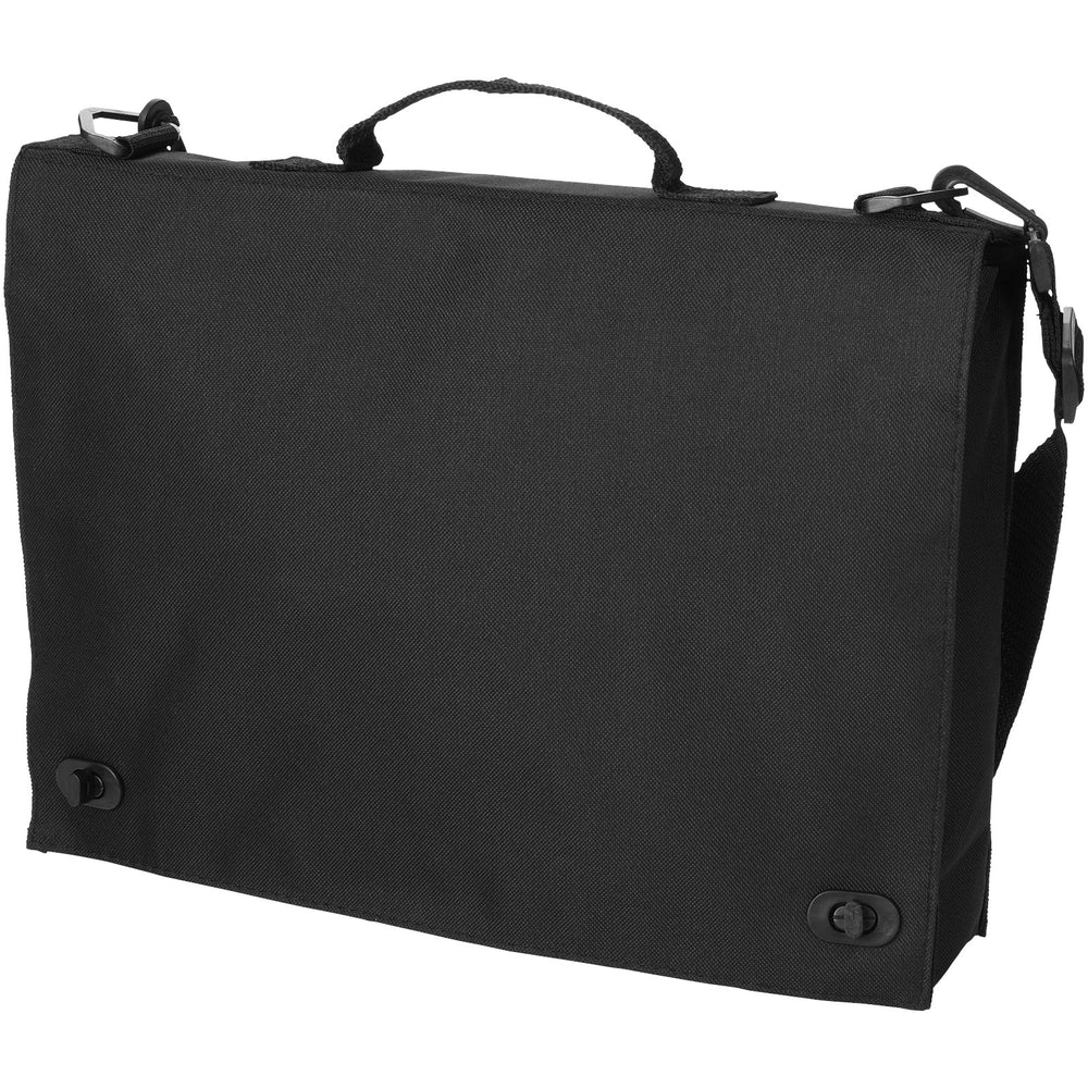 Branded Santa Fe 2-buckle closure conference bag 6L