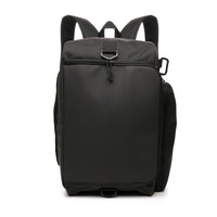 'Recycled 2-in-1 Duffle Backpack' BLACK Recycled Rucksack / Duffel Bag