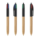 BIC® 4 Colours Wood Style Black/Natural