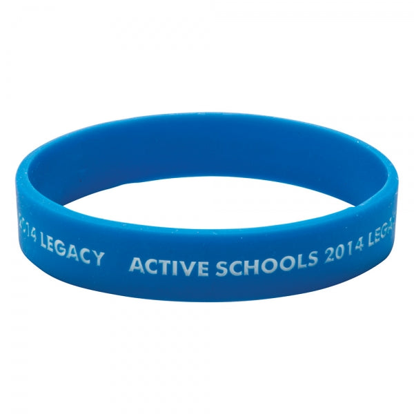 Branded Silicone Wristband (Child: Recessed & Infilled Design)