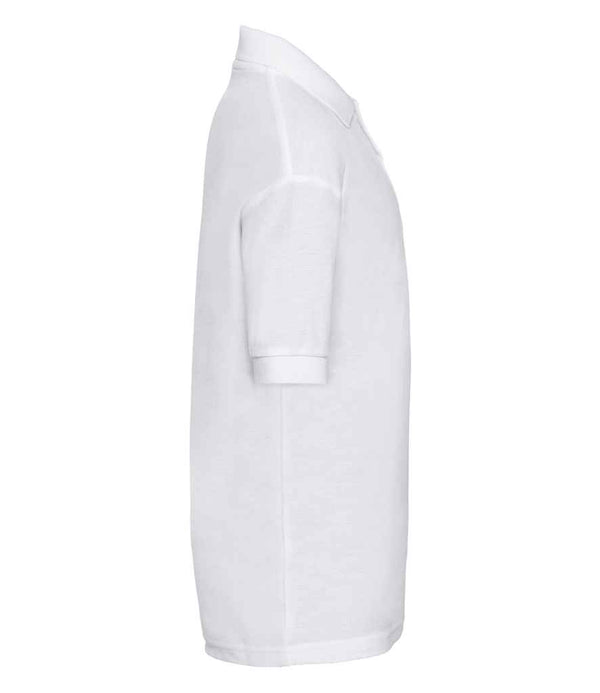 Russell Schoolgear Kids Poly/Cotton Piqué Polo Shirt White