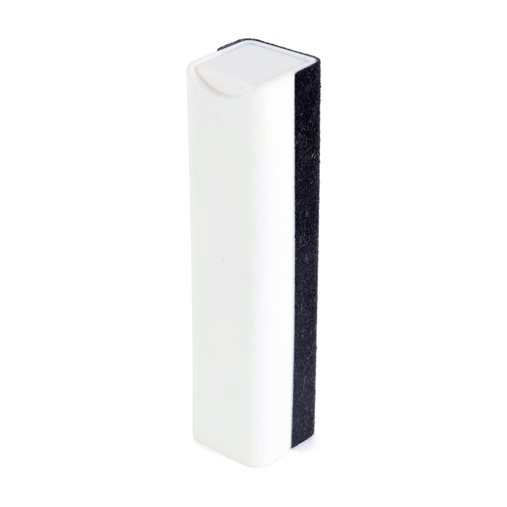 Branded Opal White cubiod lens and screen cleaner with cloth