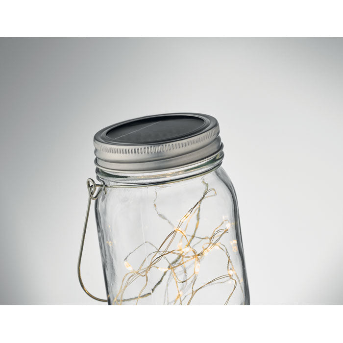 Branded Solar mason jar outdoor lamp