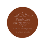 Recycled Large Leather Round Coaster