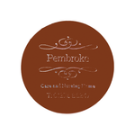 Branded Recycled Large Leather Round Coaster