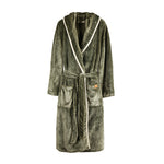 Branded VINGA Louis luxury plush GRS RPET robe size S-M