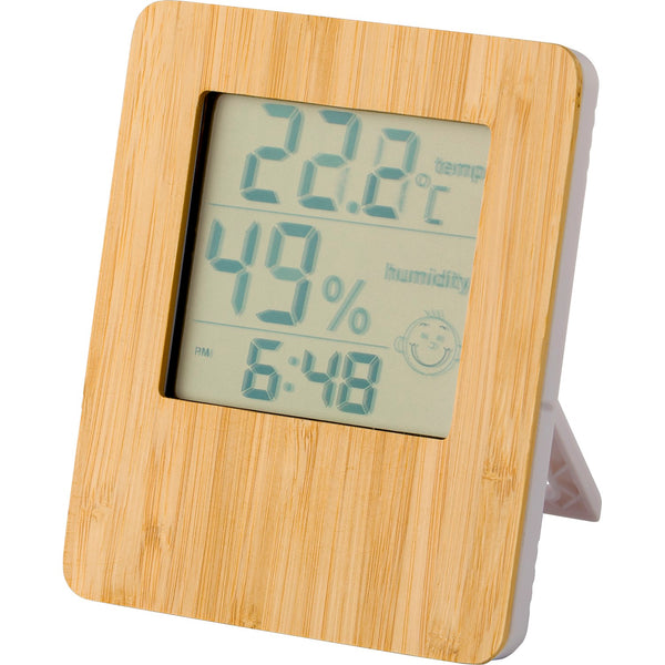 Branded Novia Bamboo weather station