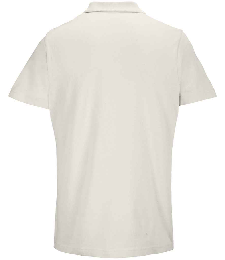 SOL'S Unisex Pulse Twin Piqué Polo Shirt Off White