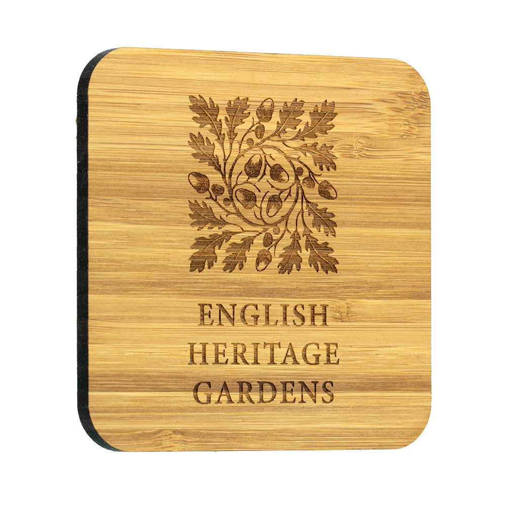 92mm x 92mm Bamboo Coaster with Cork Base