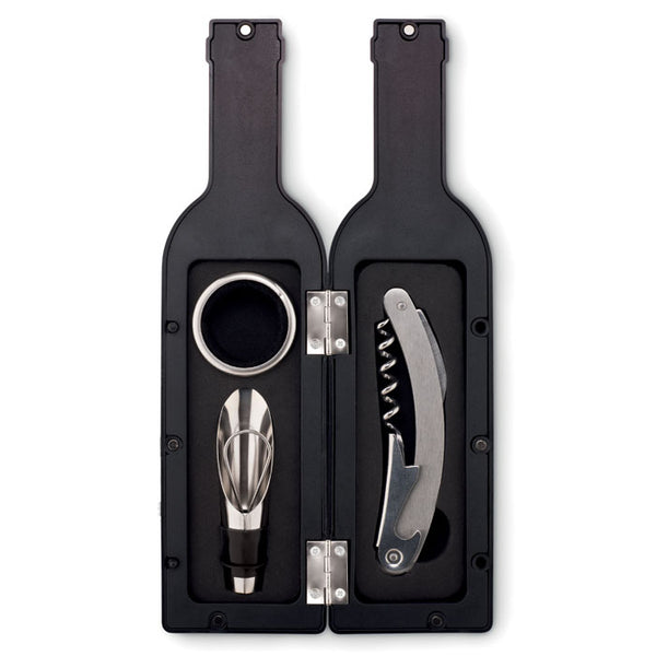 Branded Bottle shape wine set
