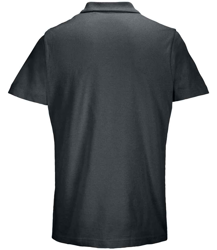 SOL'S Unisex Pulse Twin Piqué Polo Shirt Mouse Grey