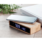Branded Wireless charger in bamboo 5W