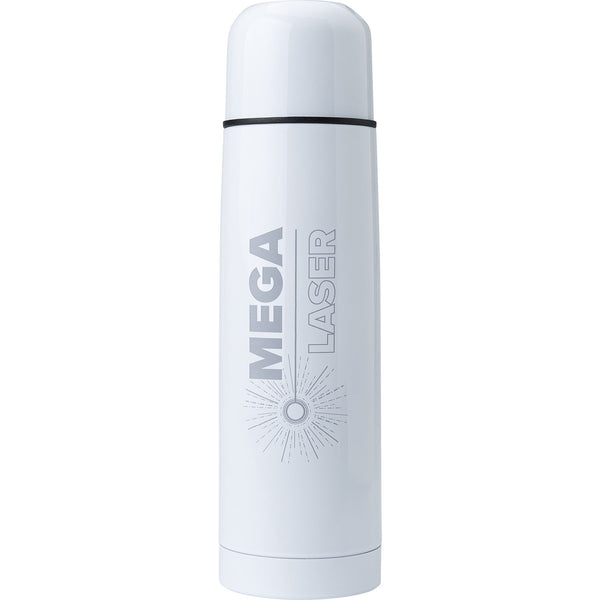Branded Strathaird Stainless steel double walled vacuum flask (500ml)