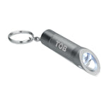 Branded Metal torch key ring