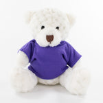 Coloured T-Shirt Bear II 15cm Waffle Bear, White