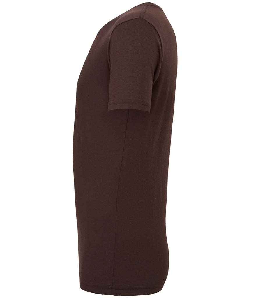 Canvas Unisex Crew Neck T-Shirt Brown