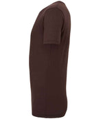 Canvas Unisex Crew Neck T-Shirt Brown