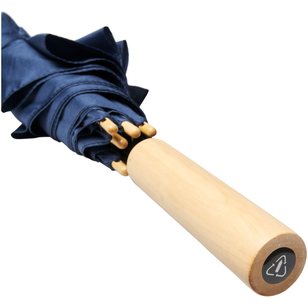 Branded Alina 23" auto open recycled PET umbrella