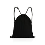 Branded Impact AWARE™ recycled cotton drawstring backpack 145g