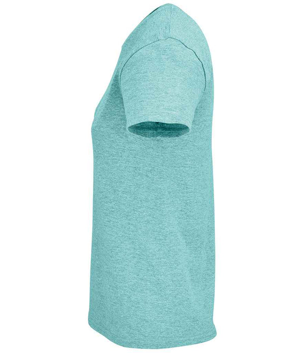 SOL'S Ladies Crusader Organic T-Shirt Heather Light Green