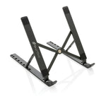 Branded Terra RCS recycled aluminium universal laptop/tablet stand