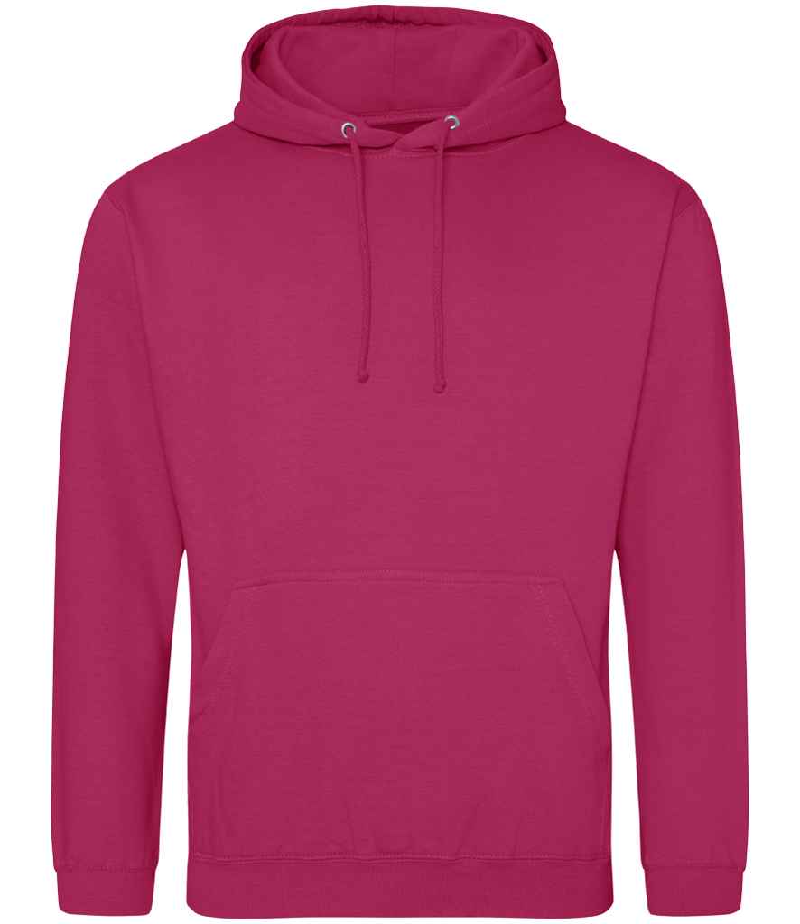 AWDis College Hoodie Hot Pink
