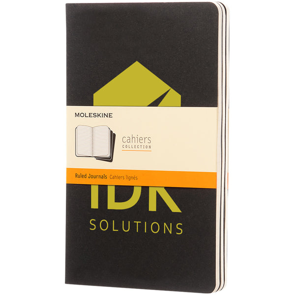 Moleskine Cahier Large Ruled Journal Black
