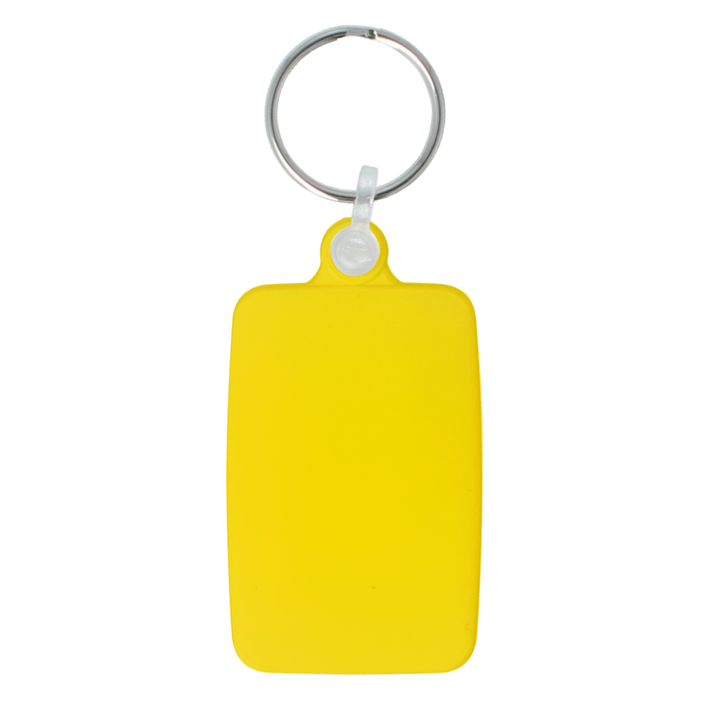 55mm Rectangle Keyring