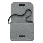 RPET felt laptop bag 15" Grey