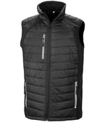 Result Genuine Recycled Compass Padded Gilet Black/Grey