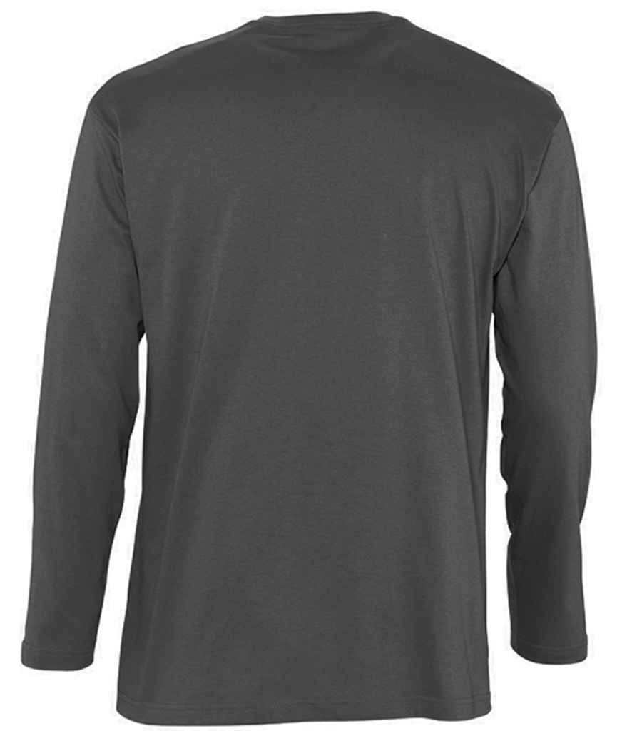 SOL'S Monarch Long Sleeve T-Shirt Dark Grey