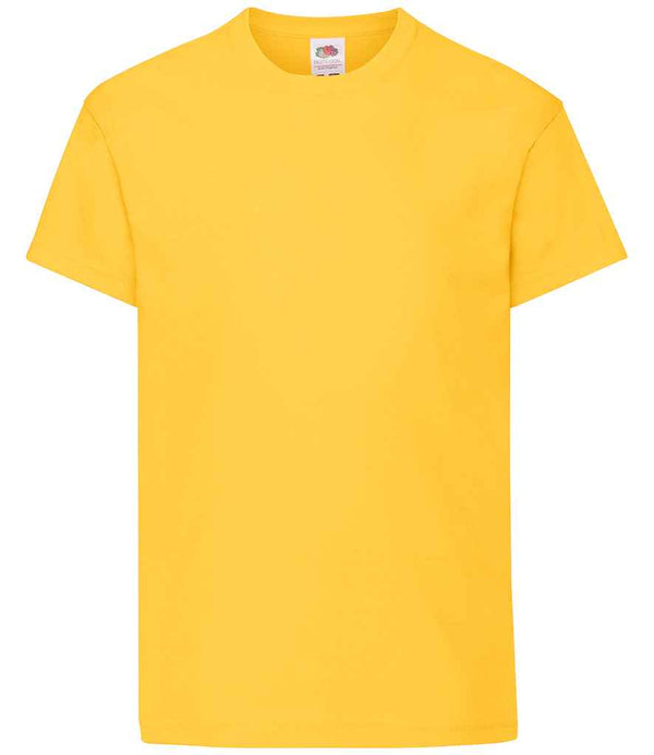 Fruit of the Loom Kids Original T-Shirt Sunflower