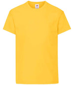 Fruit of the Loom Kids Original T-Shirt Sunflower