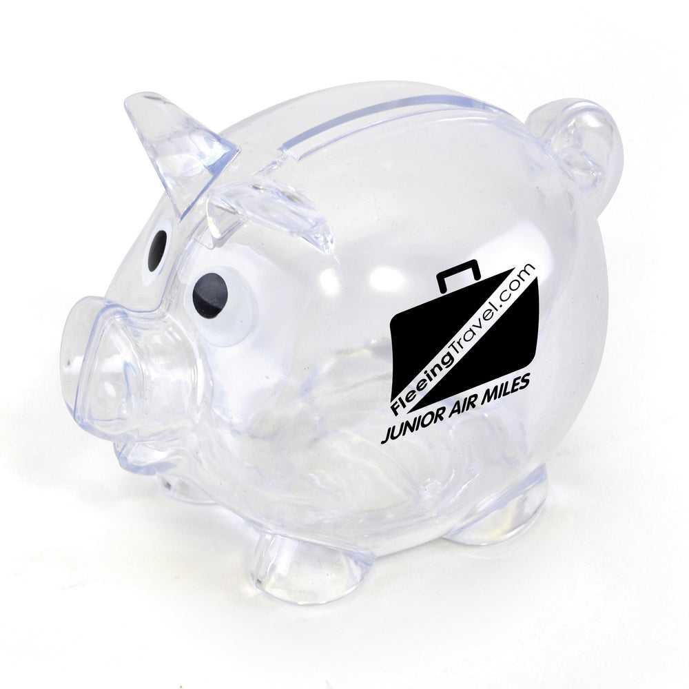 Branded Piglet Bank Mini Single Slot Translucent piggy bank