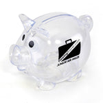 Branded Piglet Bank Mini Single Slot Translucent piggy bank