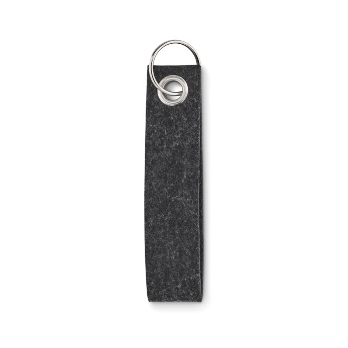 Branded Rectangular RPET felt keyring