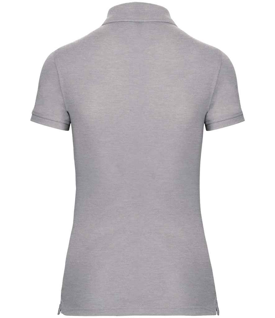 WK Designed to Work Ladies Anti-Bacterial Piqué Polo Shirt Oxford Grey