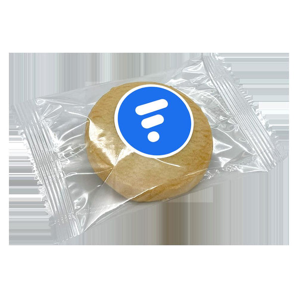 Branded Label Shortbread (5cm, Round)