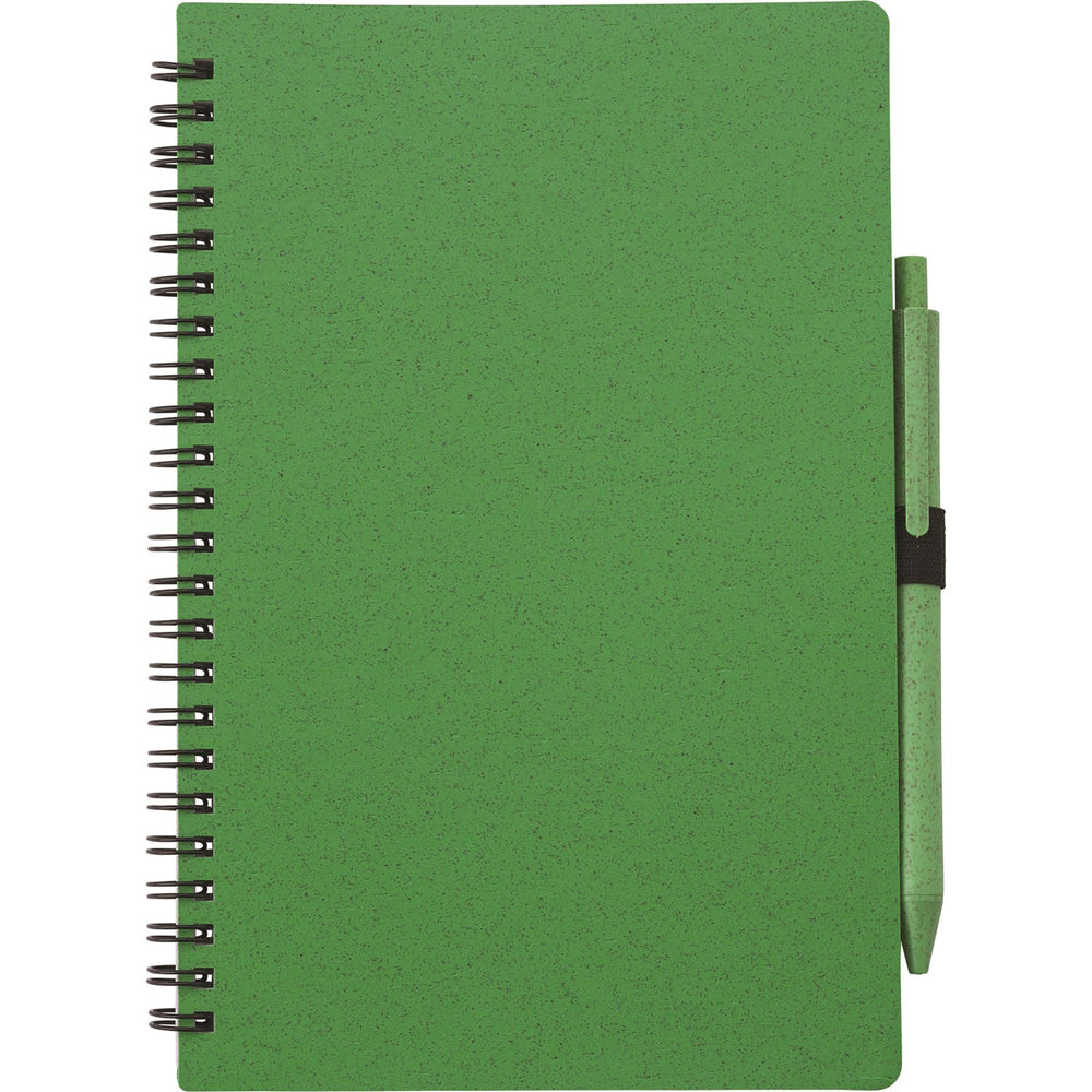 Devine Wheat straw notebook with pen (approx. A5)