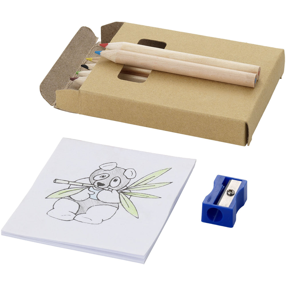 Branded Streaks 8-piece colouring set
