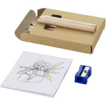 Branded Streaks 8-piece colouring set