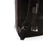 Branded 4-in-1 cable with carabiner clip