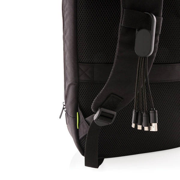 Branded 4-in-1 cable with carabiner clip